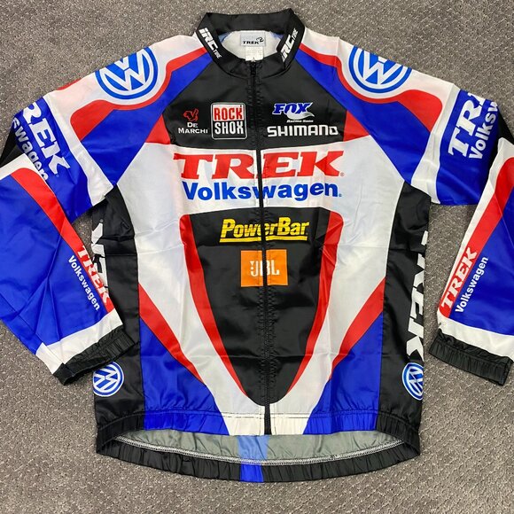 Trek Other - Vintage TREK Team Cycling Jacket Jersey Men's Large Lightweight Windbreaker Volk
